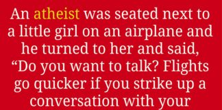 atheist talks to little girl