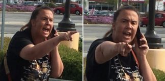 woman demanding cops check man