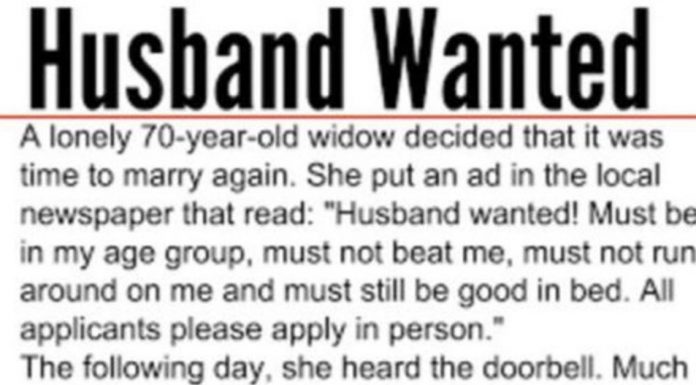 70-year-old looking for love