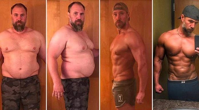 father-of-three body transformation
