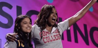 michelle inspires students
